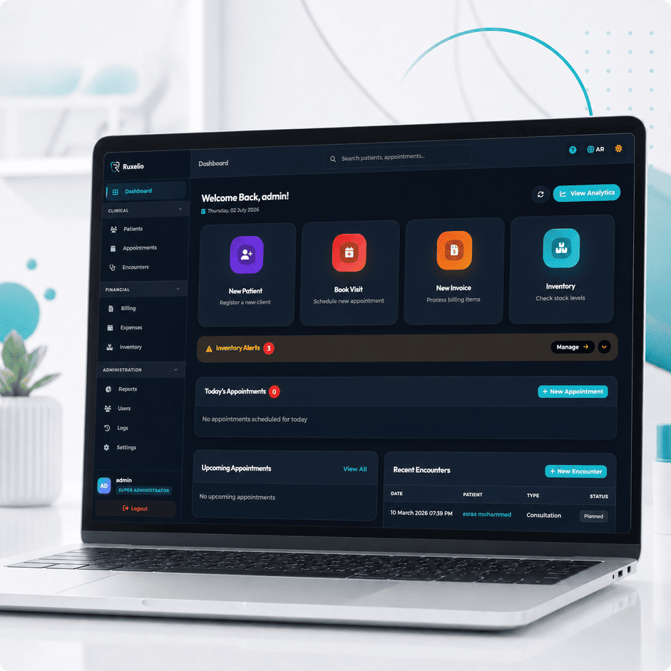 Ruxelio dashboard preview