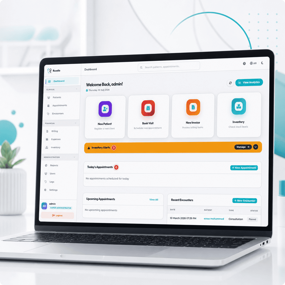 Ruxelio dashboard preview